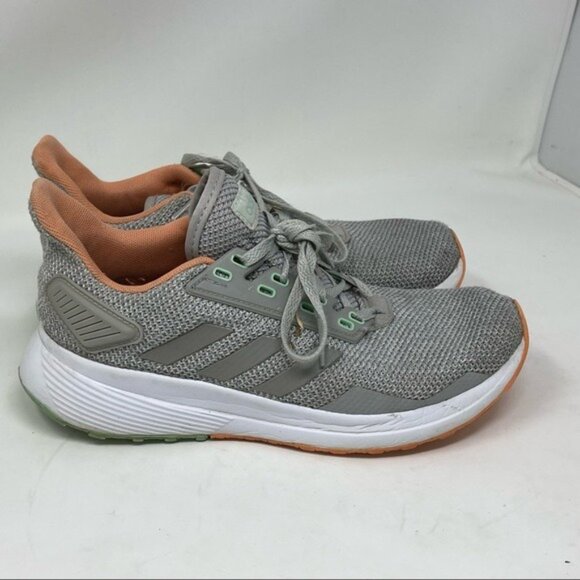 Adidas Womens Duramo 9 BB7006 Gray Running Shoes Sneakers Size 8 - Picture 4 of 14